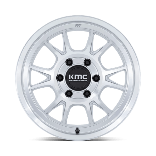 KMC | KM729 RANGE | 17.0x8.50 | 6X139.7 | 0 | GLOSS SILVER W/ MACHINED FACE