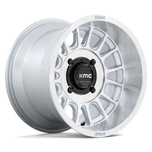 KMC Powersports | KS138 IMPACT UTV | 15.0x10.00 | 4X137 | 0 | SILVER W/ MACHINED FACE