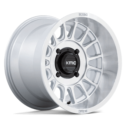 KMC Powersports | KS138 IMPACT UTV | 15.0x10.00 | 4X137 | 0 | SILVER W/ MACHINED FACE