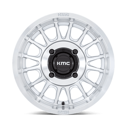 KMC Powersports | KS138 IMPACT UTV | 15.0x10.00 | 4X137 | 0 | SILVER W/ MACHINED FACE