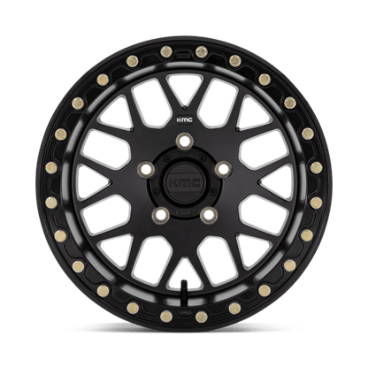 KMC Powersports | KS235 GRENADE BEADLOCK | 14.0x7.00 | 4X156 | 38 | SATIN BLACK