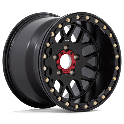 KMC Powersports | KS235 GRENADE BEADLOCK | 14.0x7.00 | 4X156 | 38 | SATIN BLACK