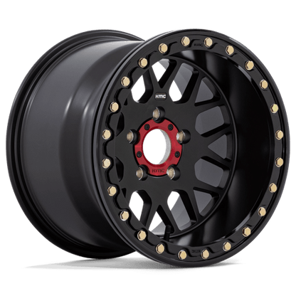 KMC Powersports | KS235 GRENADE BEADLOCK | 14.0x10.00 | 4X156 | 0 | SATIN BLACK