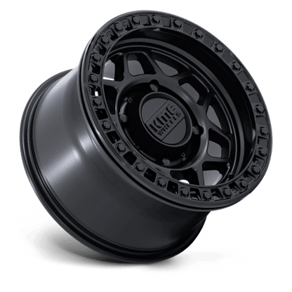 KMC Powersports | KS241 TORX BEADLOCK | 15.0x7.00 | 6X139.7 | 38 | MATTE BLACK W/ GLOSS BLACK RG
