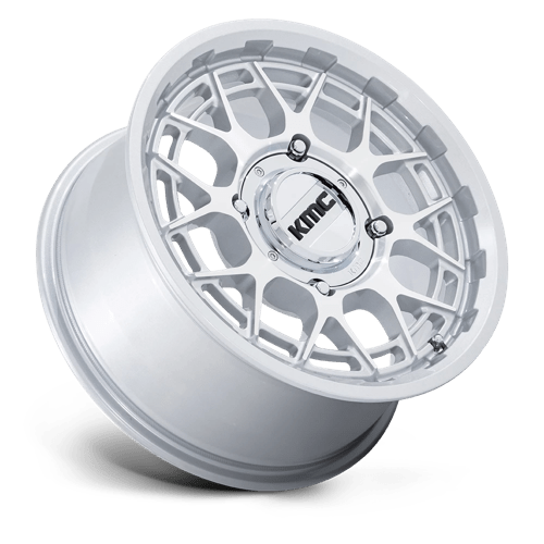 KMC Powersports | KS139 TECHNIC UTV | 15.0x7.00 | 4X156 | 38 | GLOSS SILVER MACHINED