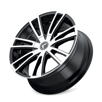 KRAZE SPECTRA GLOSS BLACK MACHINED | 20x8.5 | 5-112 | 38mm | KR183-2809BM38