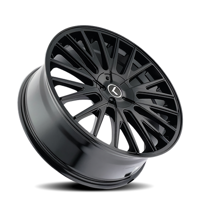 KRAZE DOUBLE DOWN GLOSS BLACK | 18x8 | 5-108 | 40mm | KR185-8814B40