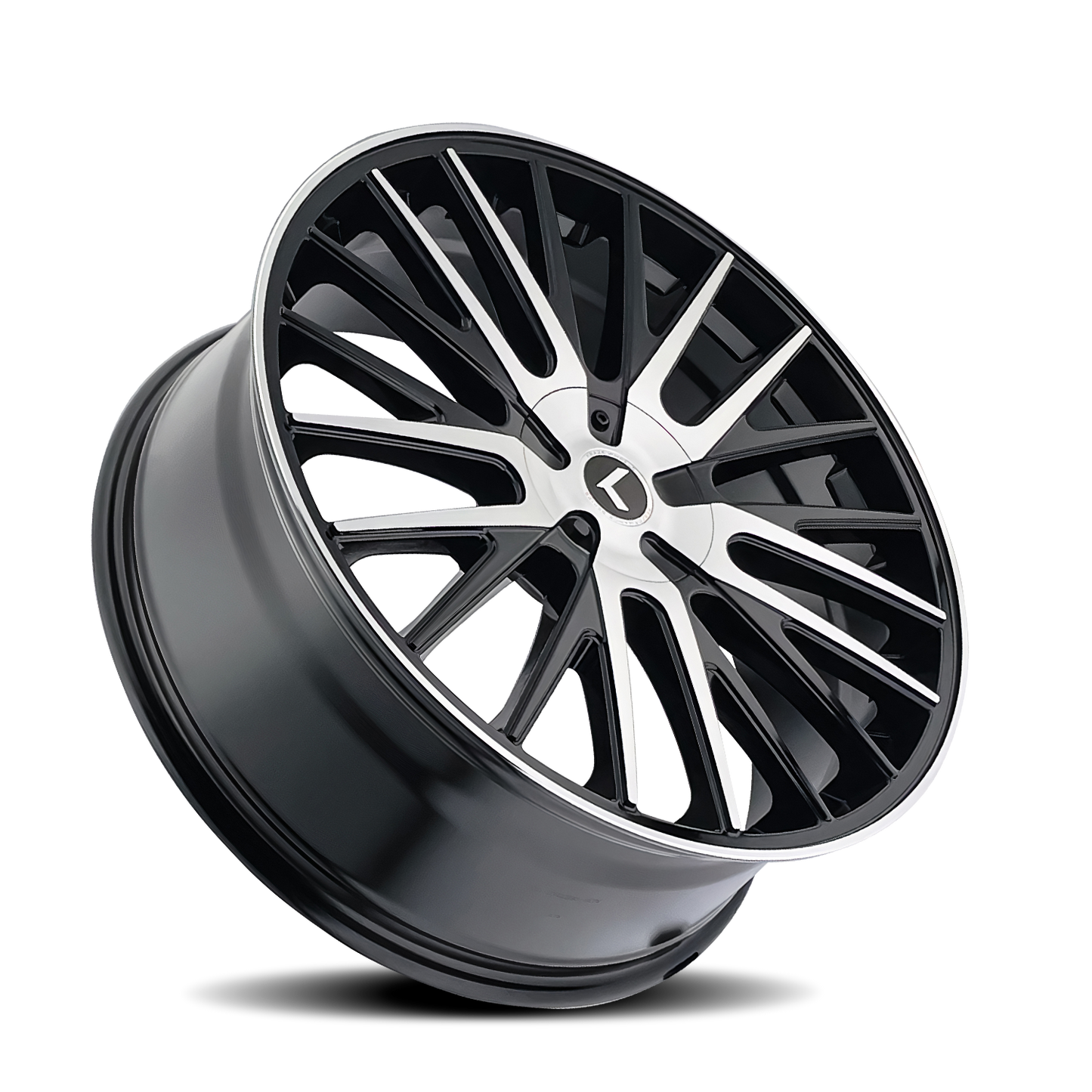KRAZE DOUBLE DOWN GLOSS BLACK MACHINED | 20x8.5 | 5-108 | 38mm | KR185-2814BM38