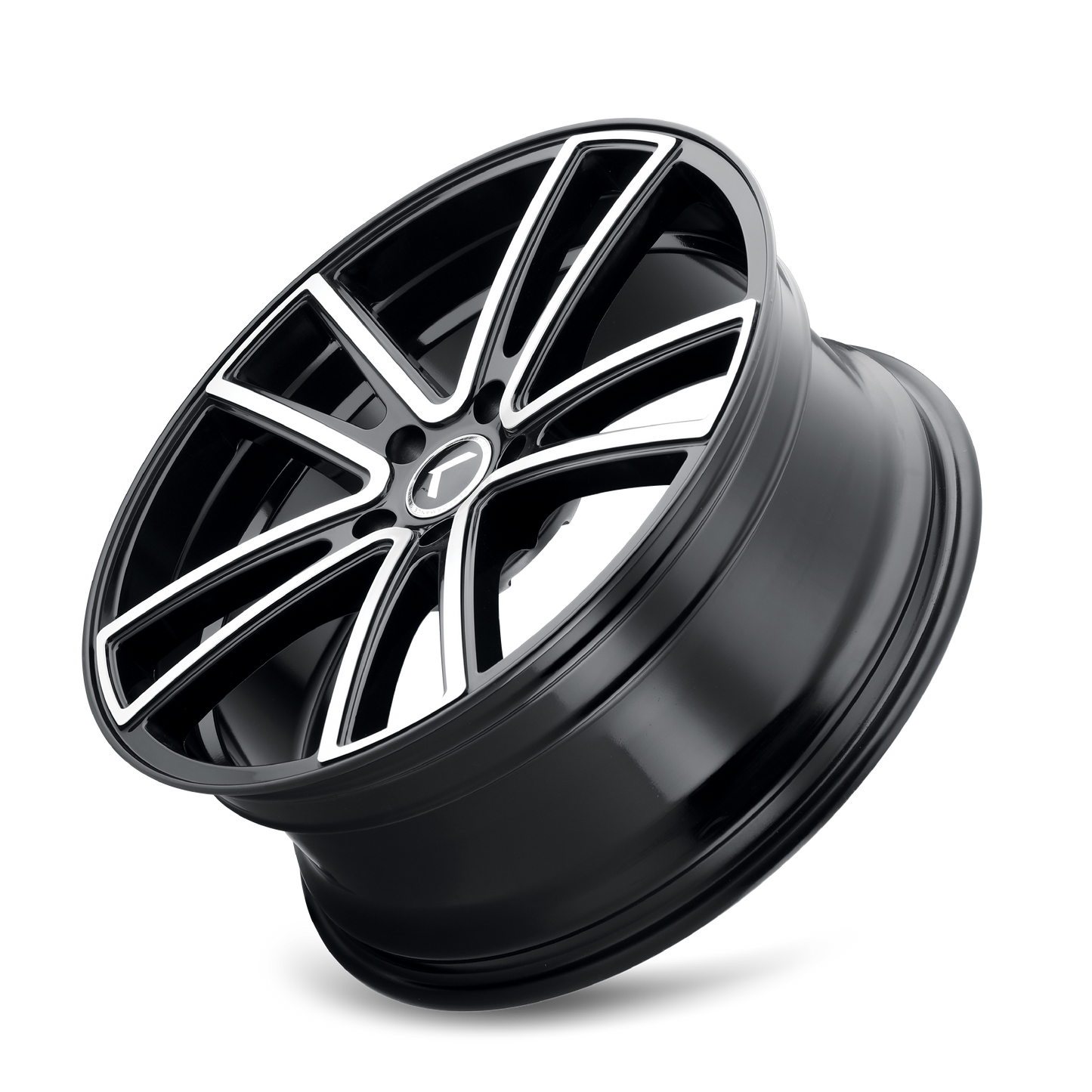 KRAZE LUSSO GLOSS BLACK MACHINED | 17x8 | 5-115 | 38mm | KR190-7864BM38