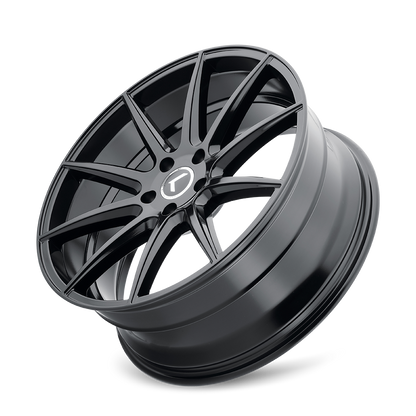 KRAZE COSMOS GLOSS BLACK | 20x8.5 | 5-108 | 38mm | KR194-2831GB38