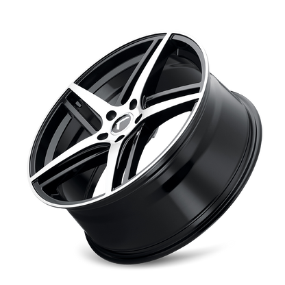 KRAZE MILANO GLOSS BLACK MACHINED | 20x8.5 | 5-114.3 | 38mm | KR195-2865BM38