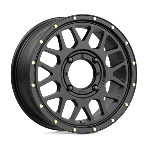 KMC Powersports | KS135 GRENADE | 15.0x6.00 | 4X137 | 38 | SATIN BLACK