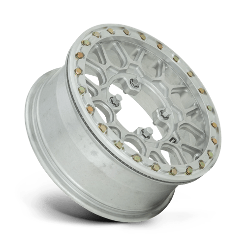 KMC Powersports | KS435 GRENADE BEADLOCK FORGED | 15.0x6.00 | 4X137 | 38 | RAW MACHINED FORGED