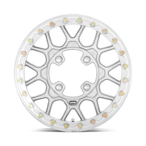 KMC Powersports | KS435 GRENADE BEADLOCK FORGED | 15.0x6.00 | 4X137 | 38 | RAW MACHINED FORGED