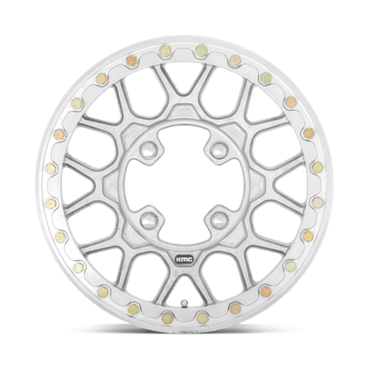 KMC Powersports | KS435 GRENADE BEADLOCK FORGED | 15.0x6.00 | 4X137 | 38 | RAW MACHINED FORGED