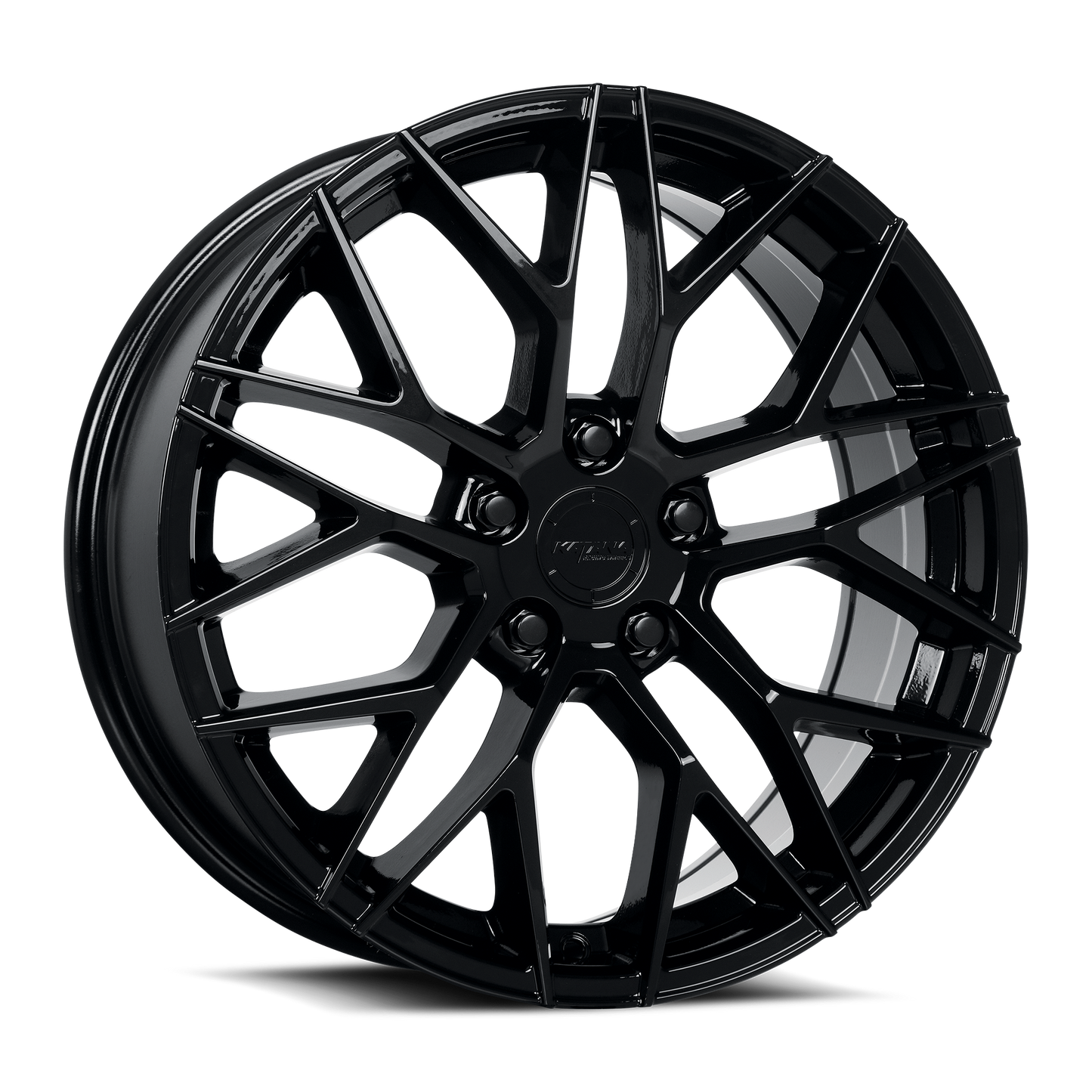 KATANA RACING KR01 Glossy Black | 20x8.5 | 5x120 | +40mm | KR01-208545GB
