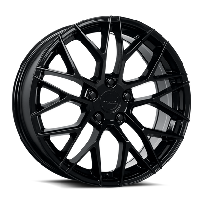KATANA RACING KR01 Glossy Black | 20x8.5 | 5x120 | +40mm | KR01-208545GB