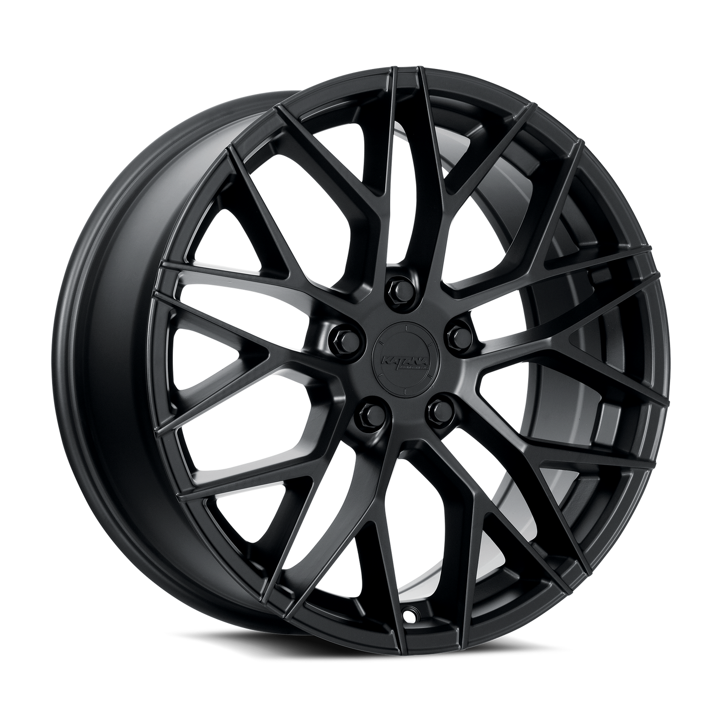 KATANA RACING KR01 Matte Black | 17x7.5 | 5x100 | +40mm | KR01-177550MB