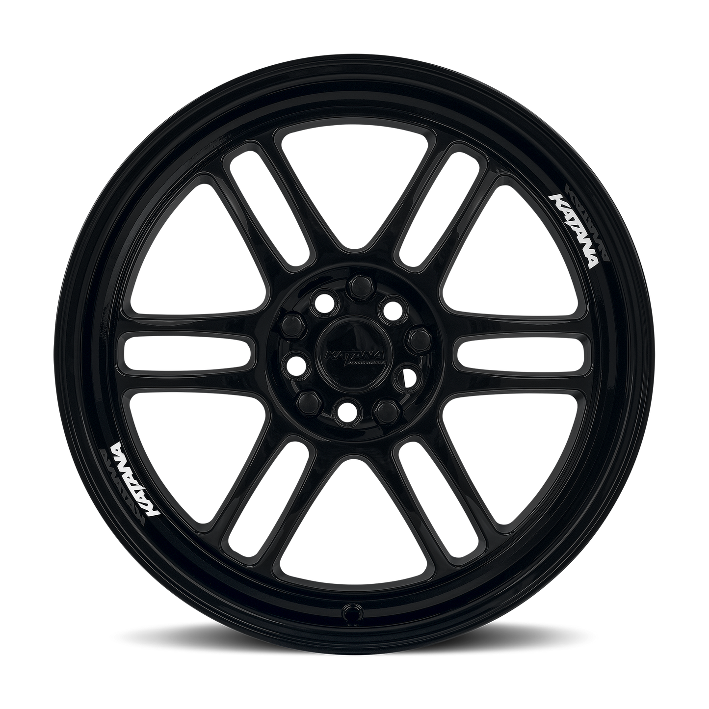 KATANA RACING KR02 Matte Black | 17x7.5 | 4x108/4x114.3 | +40mm | KR02-177502MB