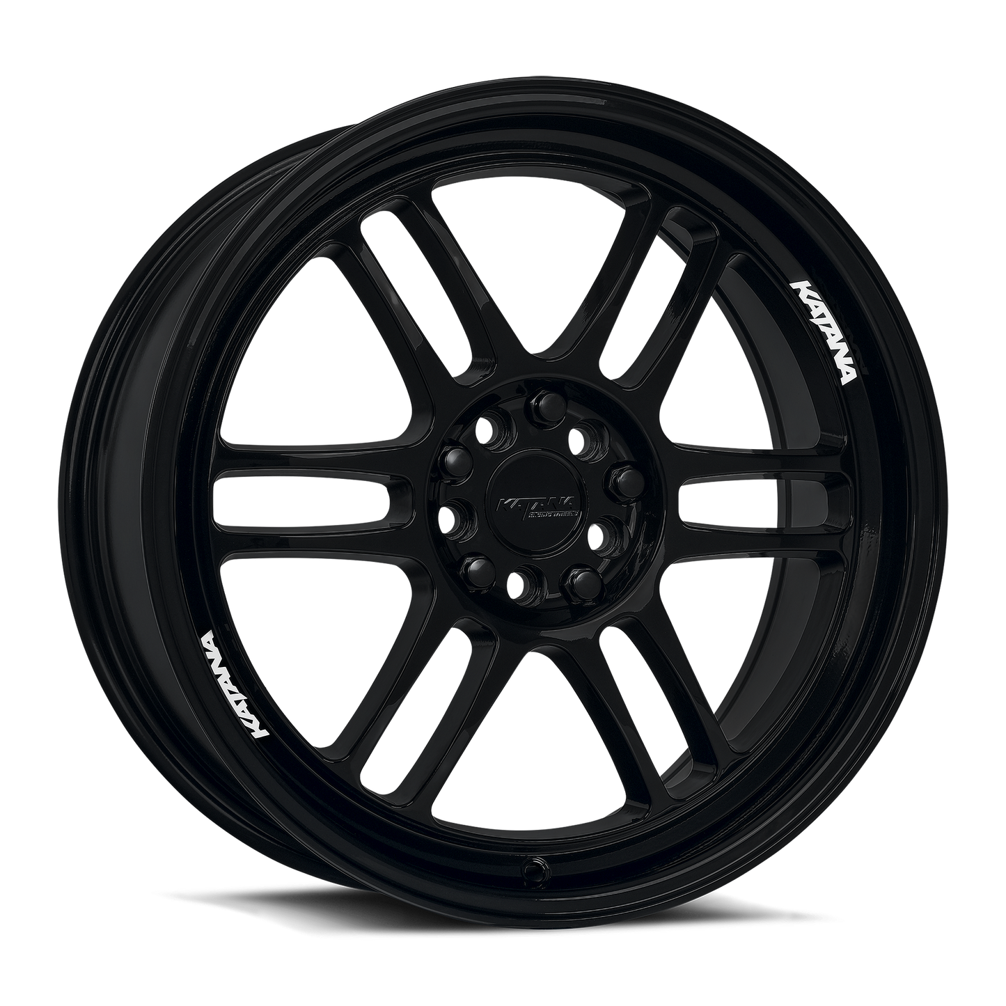KATANA RACING KR02 Matte Black | 17x7.5 | 4x108/4x114.3 | +40mm | KR02-177502MB