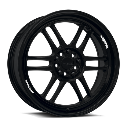 KATANA RACING KR02 Matte Black | 17x7.5 | 4x108/4x114.3 | +40mm | KR02-177502MB