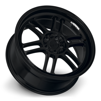 KATANA RACING KR02 Matte Black | 17x7.5 | 4x108/4x114.3 | +40mm | KR02-177502MB