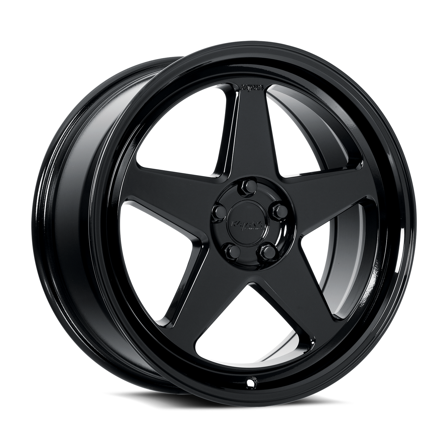 KATANA RACING KR03 Glossy Black | 18x8.0 | 5x114.3 | +40mm | KR03-188054GB