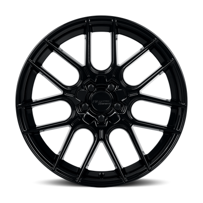 KATANA RACING KR04 Glossy Black | 20x8.5 | 5x110/5x114.3 | +40mm | KR04-208509GB