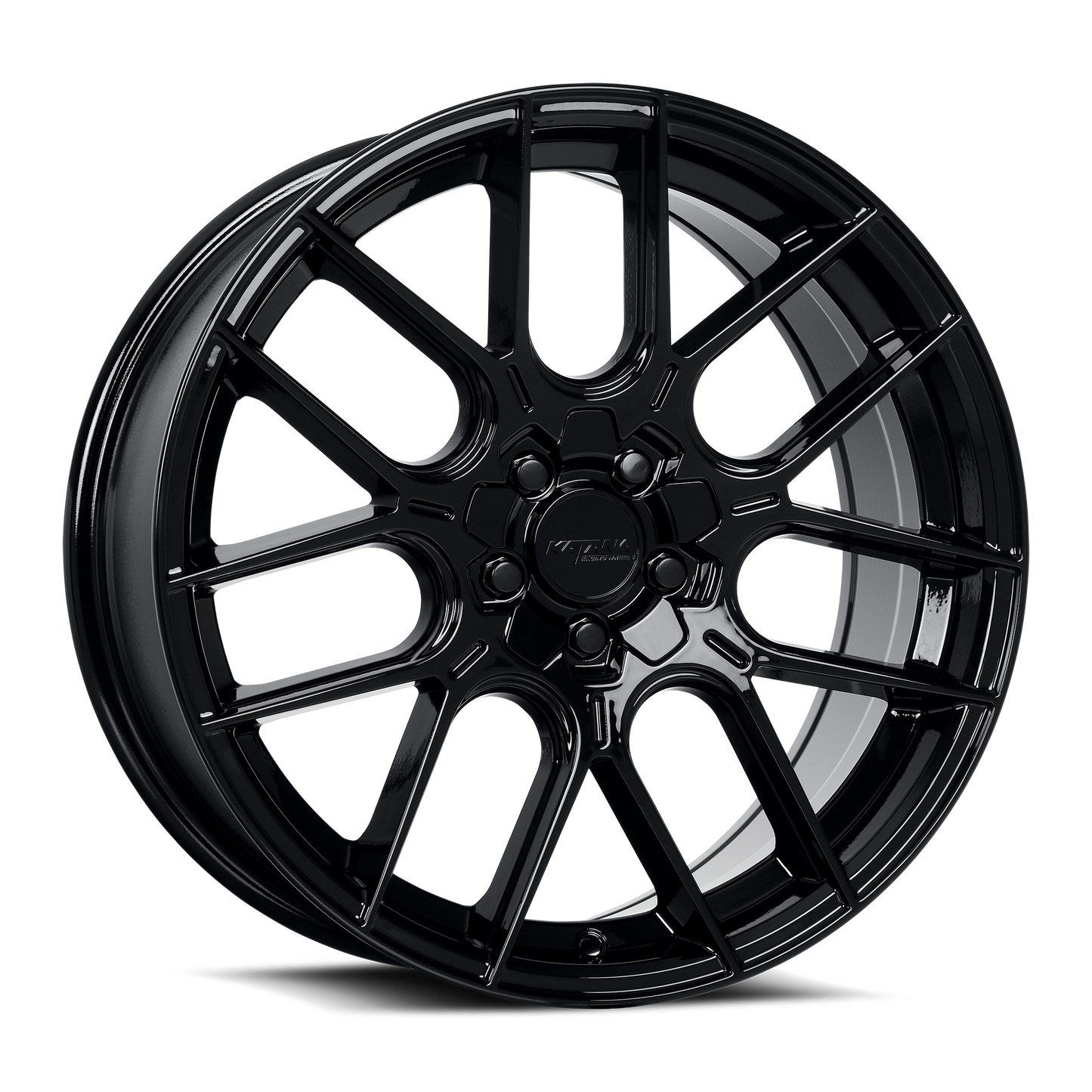KATANA RACING KR04 Glossy Black | 20x8.5 | 5x110/5x114.3 | +40mm | KR04-208509GB