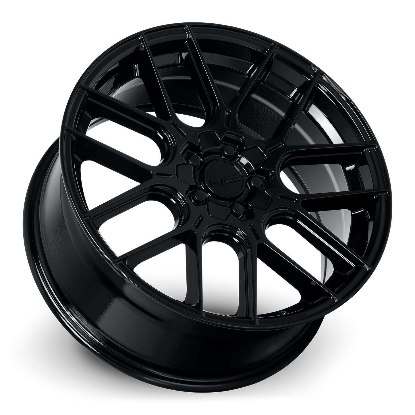 KATANA RACING KR04 Glossy Black | 20x8.5 | 5x120/5x114.3 | +40mm | KR04-208514GB