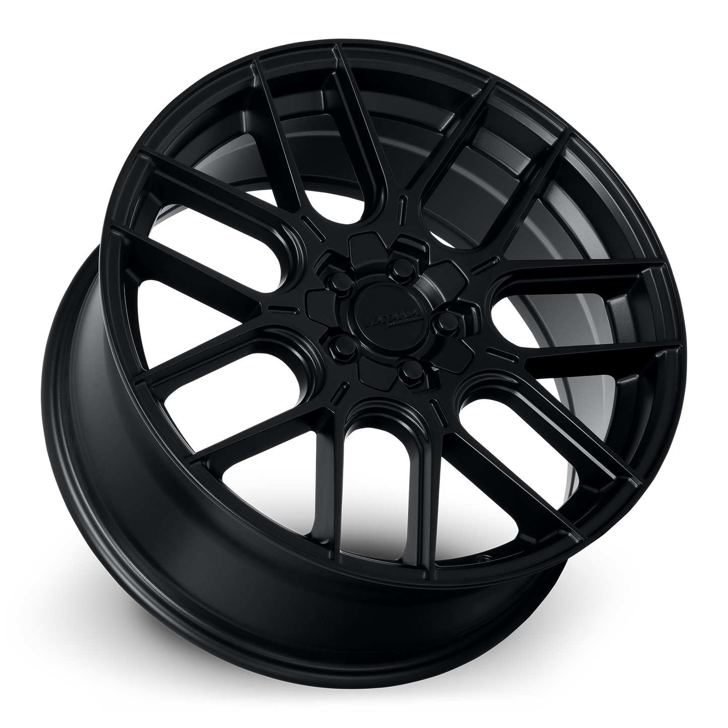 KATANA RACING KR04 Matte Black | 20x8.5 | 5x108/5x114.3 | +40mm | KR04-208508MB