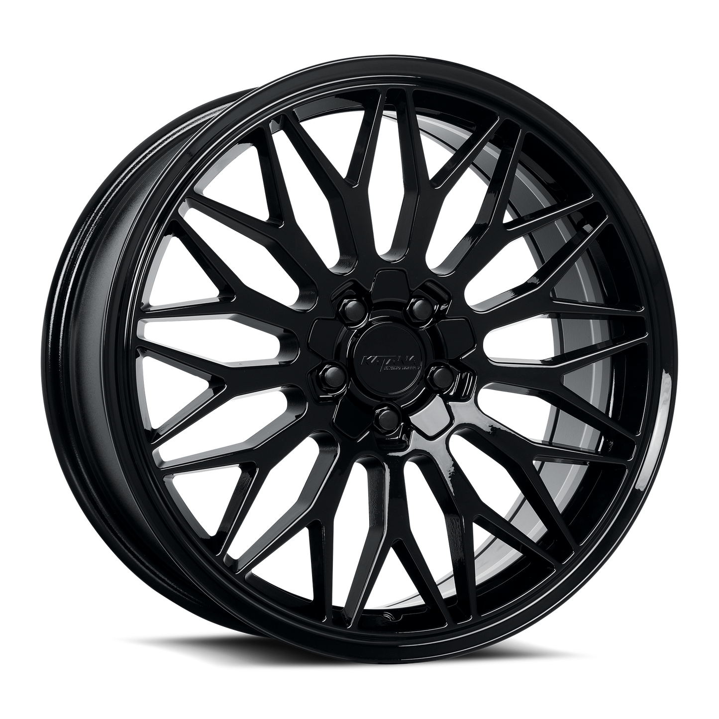 KATANA RACING KR05 Glossy Black | 18x8.0 | 5x100/5x114.3 | +40mm | KR05-188005GB