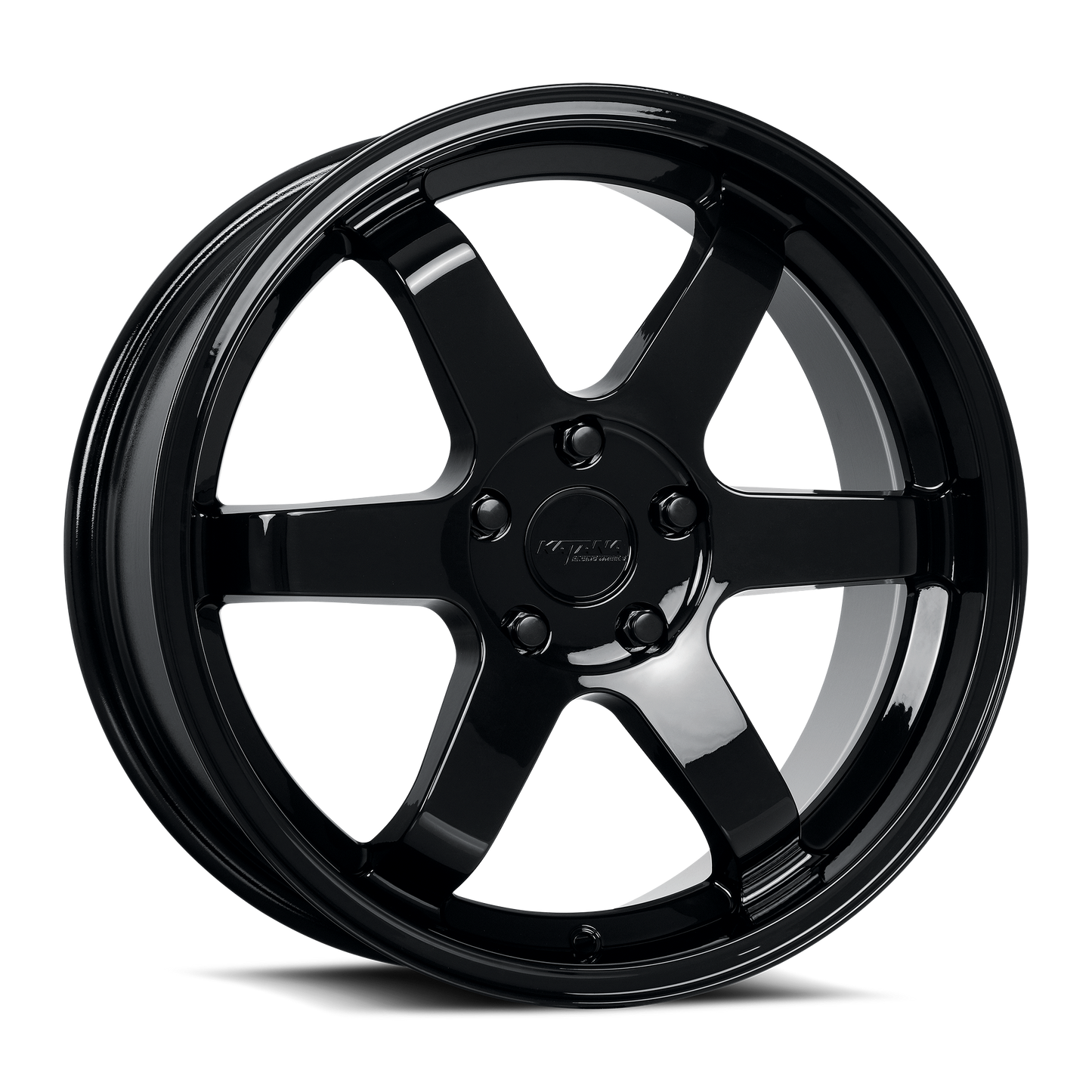 KATANA RACING KR08 Glossy Black | 18x8.0 | 5x114.3 | +40mm | KR08-188054GB