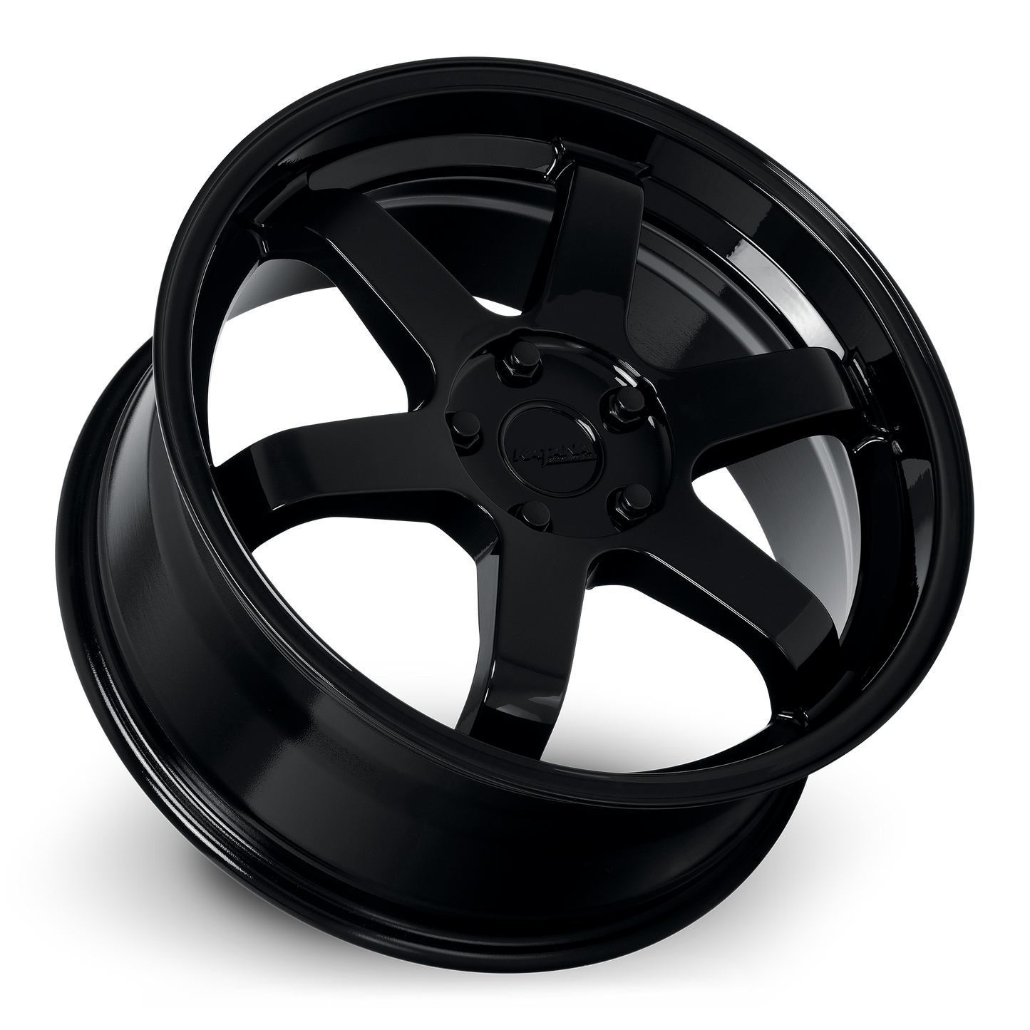 KATANA RACING KR08 Glossy Black | 18x8.0 | 5x110 | +40mm | KR08-188051GB