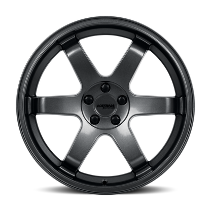 KATANA RACING KR08 Glossy GunMetal | 17x7.5 | 5x114.3 | +40mm | KR08-177554GM