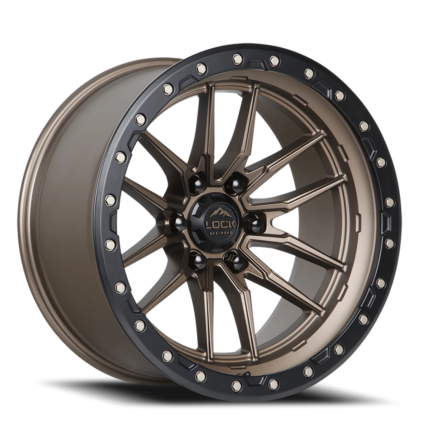 KRAWLER | 18X9 | 6X139.7 | +1 | MATTE BRONZE W MATTE BLACK RING | KRAWLER-8969MRMBR1