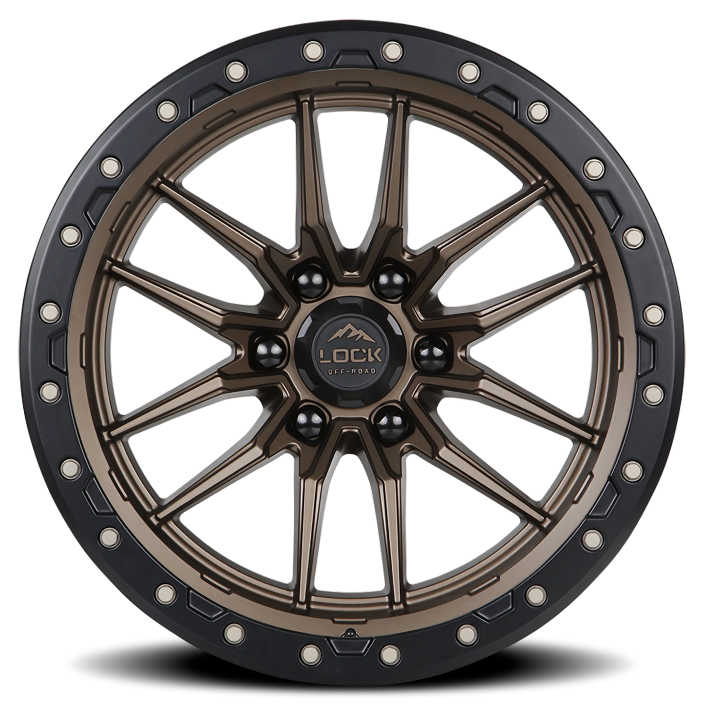 KRAWLER | 20X9 | 8X170 | +1 | MATTE BRONZE W MATTE BLACK RING | KRAWLER-2987MRMBR - Image 3
