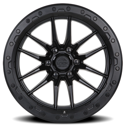 KRAWLER | 18X9 | 5X127 | -12 | MATTE BLACK W MATTE BLACK RING | KRAWLER-8957MB - Image 3