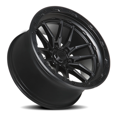 KRAWLER | 20X10 | 8X170 | -18 | MATTE BLACK W MATTE BLACK RING | KRAWLER-2187MB - Image 2