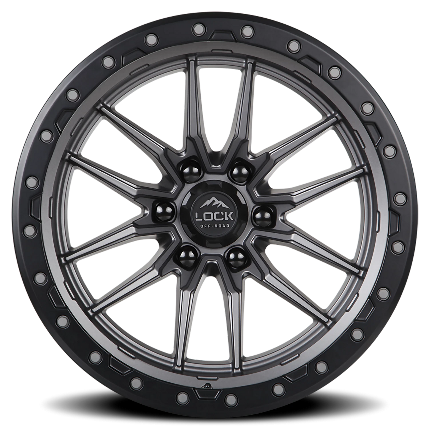 KRAWLER | 20X9 | 6X135 | +0 | MATTE GREY W MATTE BLACK RING | KRAWLER-2963MGMBR - Image 3