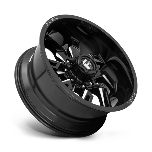 Fuel 1PC | D747 LOCKDOWN | 22.0x10.00 | 8X165.1 | -18 | GLOSS BLACK MILLED