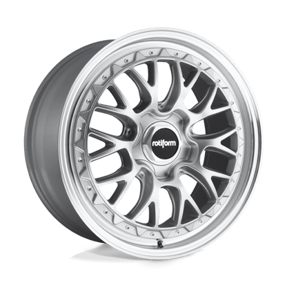 Rotiform | R155 LSR | 19.0x8.50 | 5X112 | 35 | GLOSS SILVER MACHINED