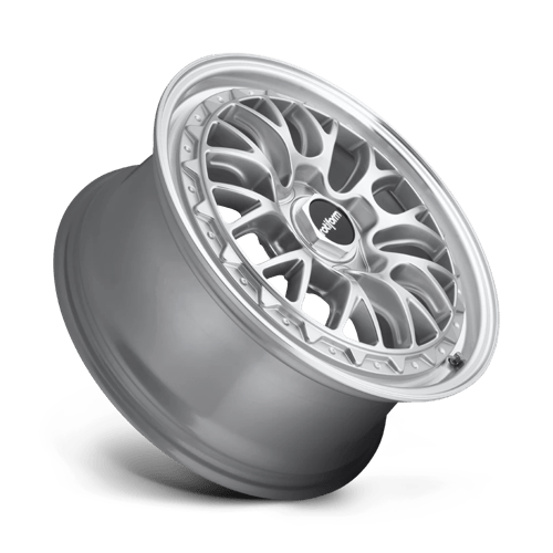 Rotiform | R155 LSR | 19.0x8.50 | 5X112 | 35 | GLOSS SILVER MACHINED