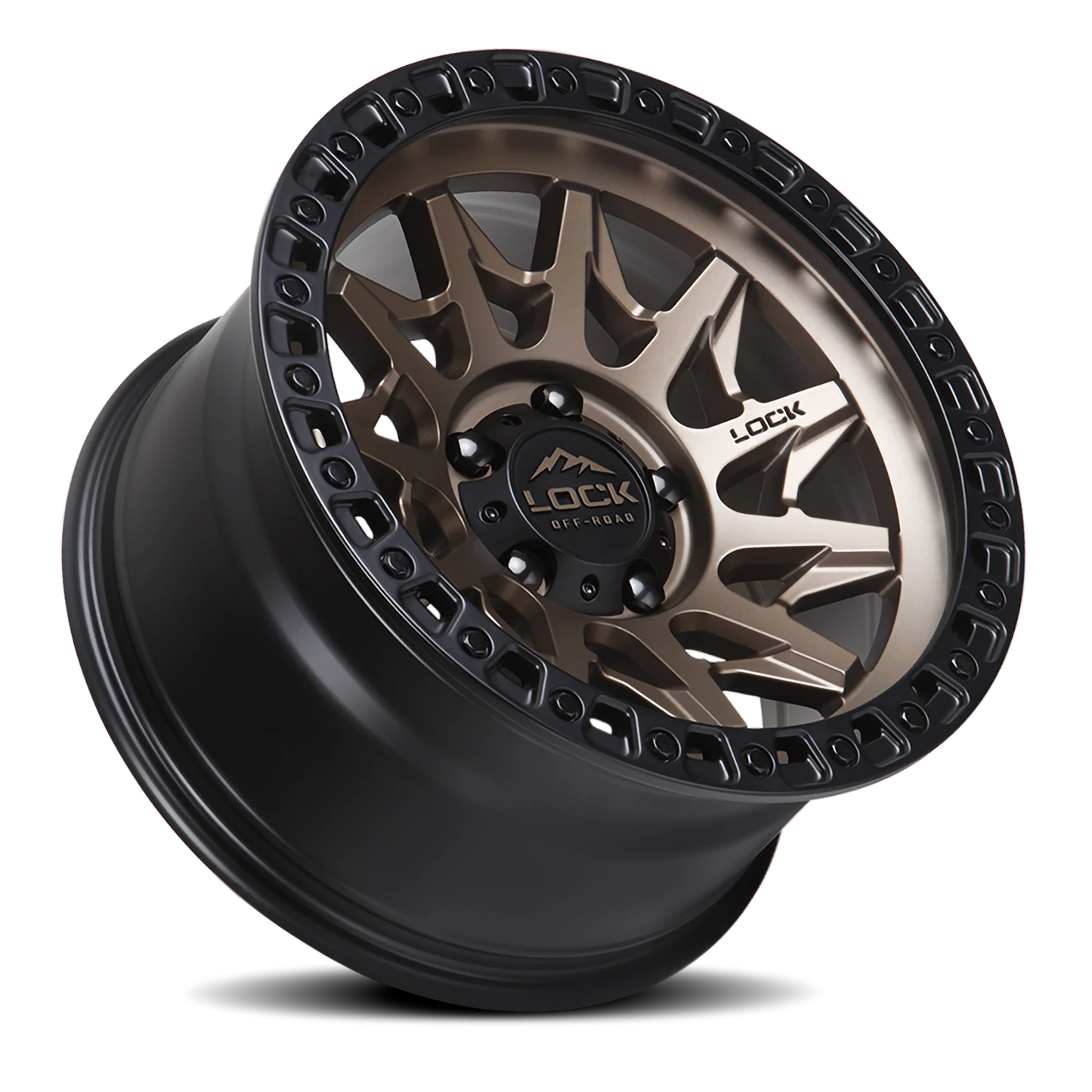 LUNATIC | 20X9 | 8X165.1 | +20 | MATTE BRONZE W MATTE BLACK RING | LUNATIC-2986MRMBR20 - Image 2