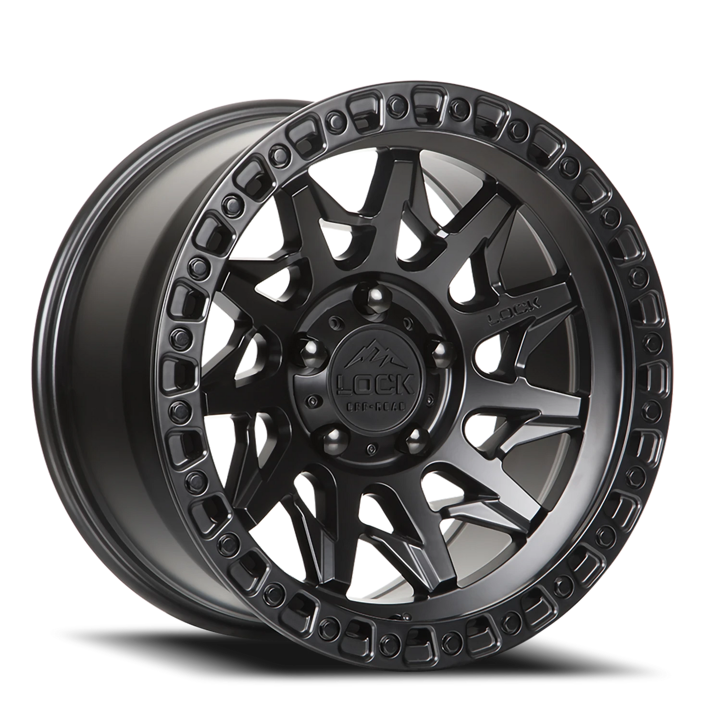 LUNATIC | 18X9 | 6X139.7 | -12 | MATTE BLACK W MATTE BLACK RING | LUNATIC-8969MB
