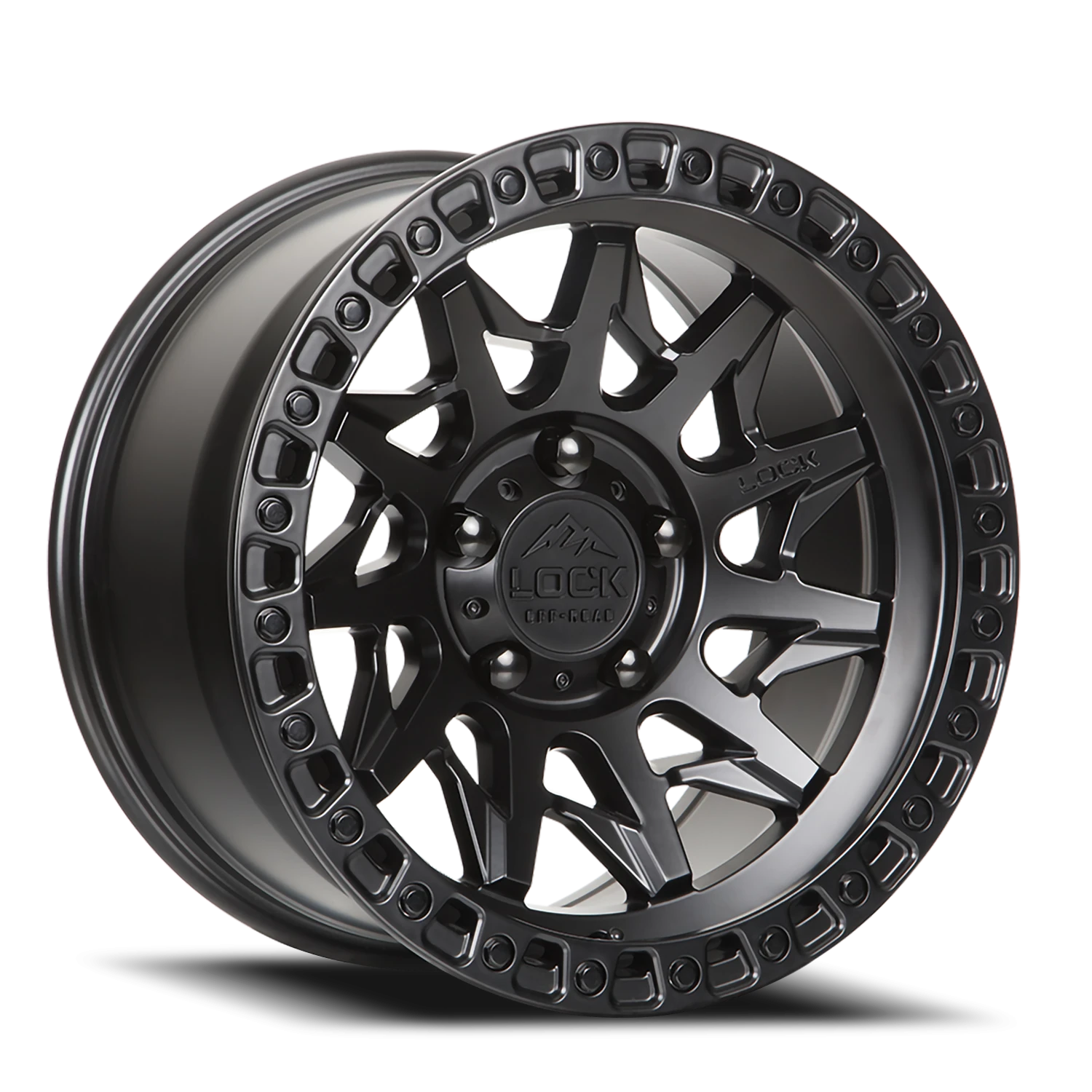 LUNATIC | 20X9 | 8X170 | +20 | MATTE BLACK W MATTE BLACK RING | LUNATIC-2987MB20