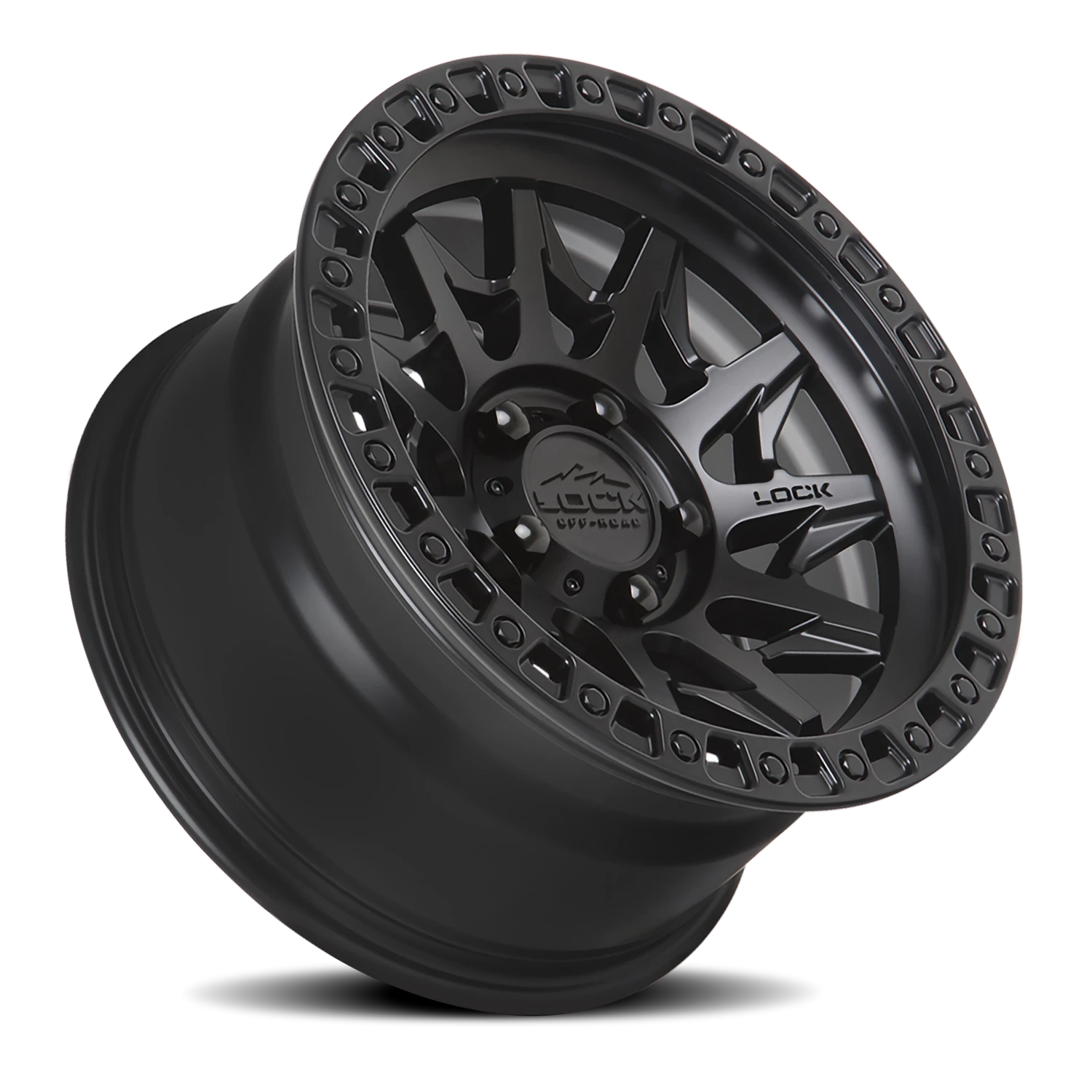 LUNATIC | 17X9 | 8X180 | +1 | MATTE BLACK W MATTE BLACK RING | LUNATIC-7988MB - Image 2