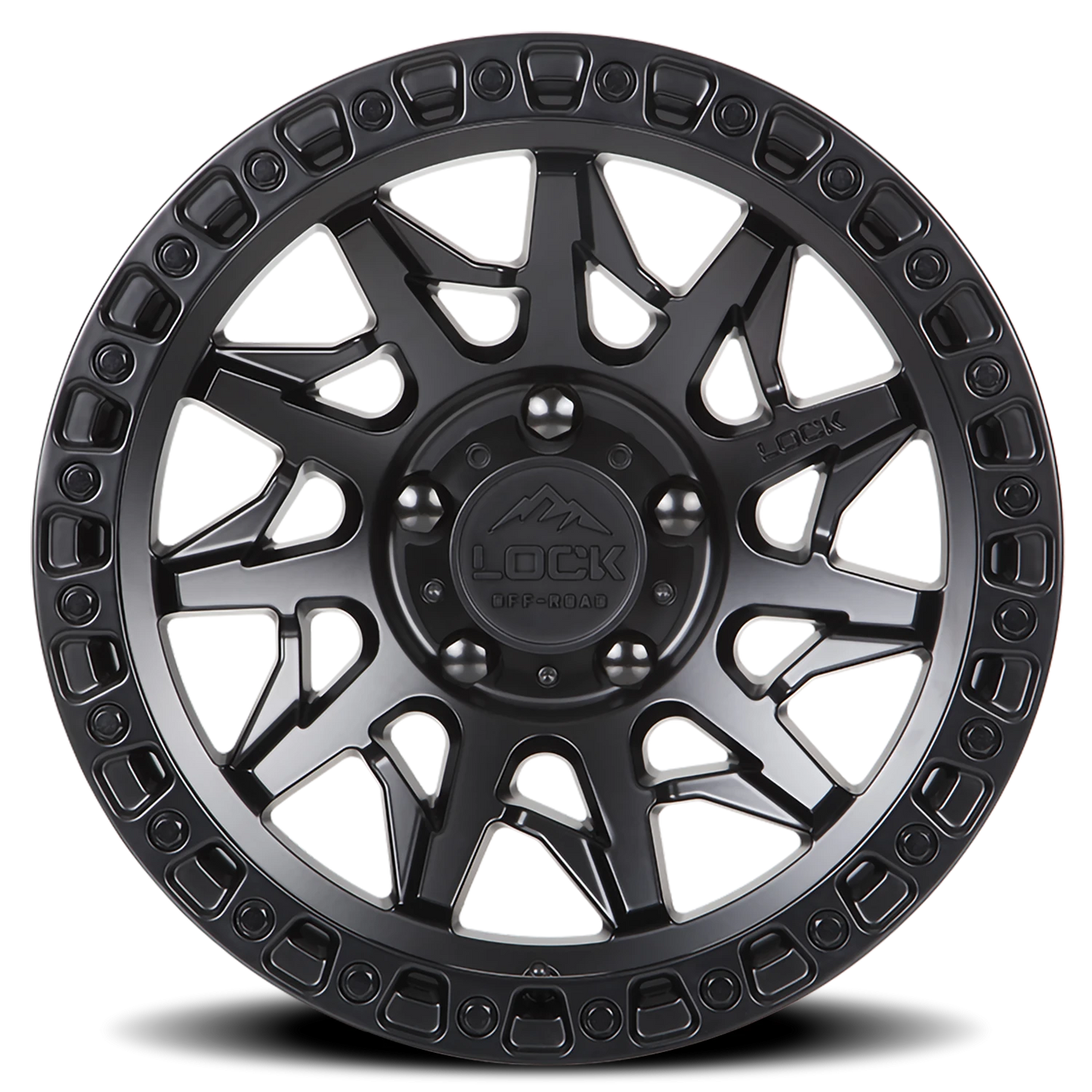 LUNATIC | 17X9 | 8X180 | +1 | MATTE BLACK W MATTE BLACK RING | LUNATIC-7988MB - Image 3
