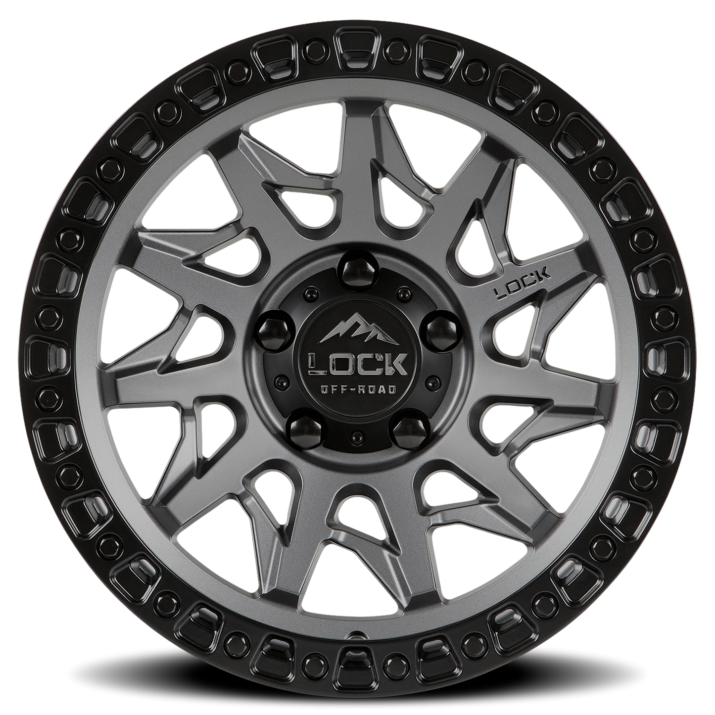 LUNATIC | 20X9 | 6X135 | +0 | MATTE GREY W MATTE BLACK RING | LUNATIC-2963MGMBR - Image 3