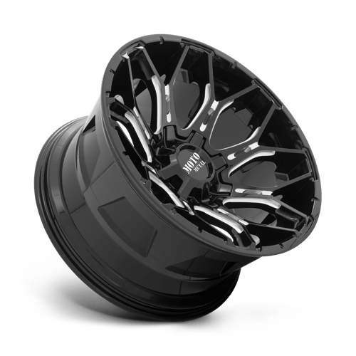 Moto Metal | MO808 SNIPER | 20.0x9.00 | 6X120/6X139.7 | 0 | GLOSS BLACK MILLED
